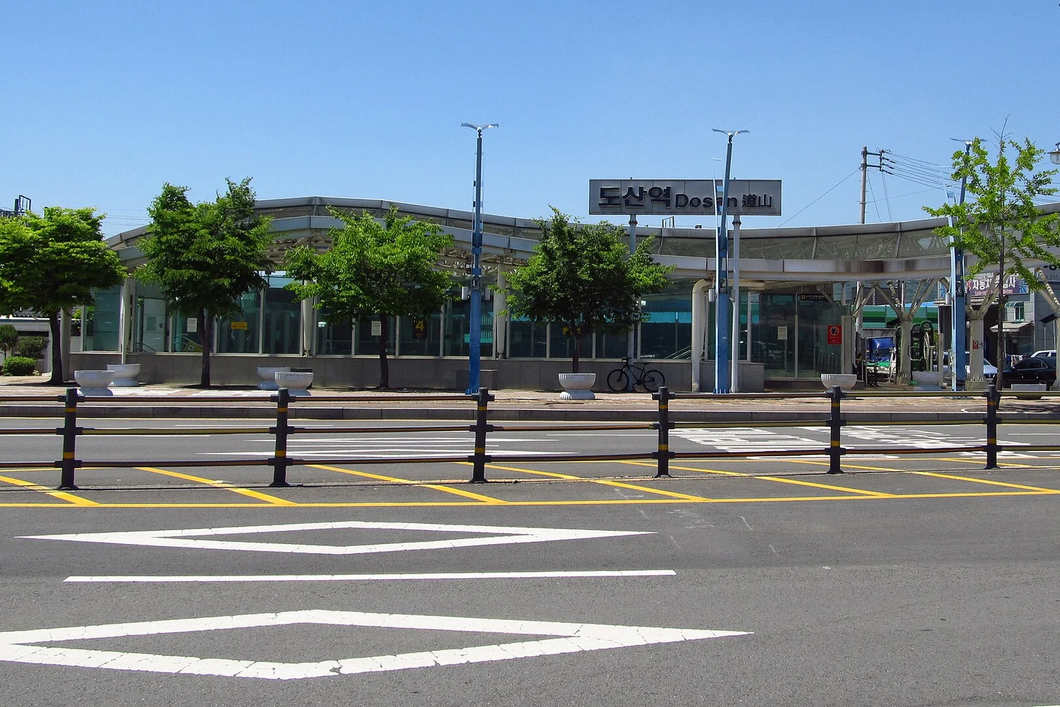 Dosan Station building in Gwangju